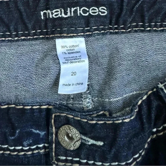 💟➕size Women’s Maurices  Jean Shorts - Picture 5 of 12
